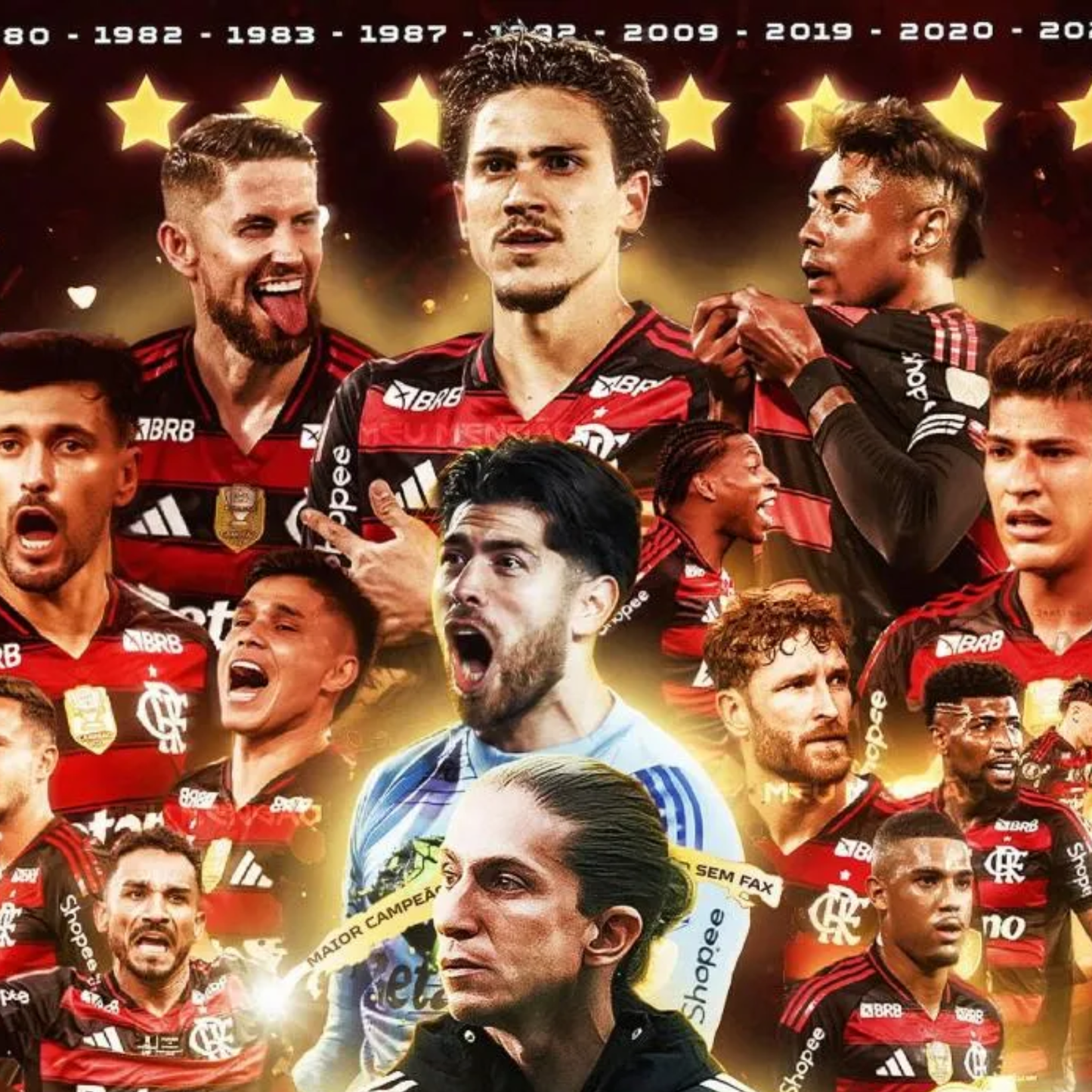 Exclusivo: Tênis NK Air Force White Customizado Mengão Multi Campeão 2025 + *BRINDE 1x Caneca Oficial* - EDIÇÃO LIMITADA