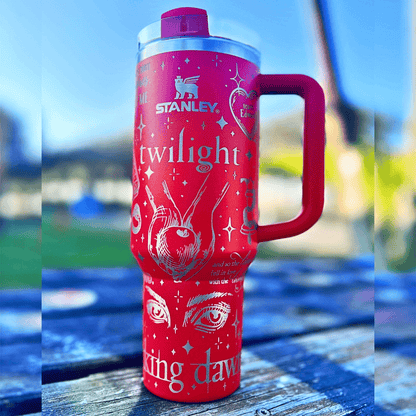 Exclusivo: Garrafa Térmica 1.2L Edição Especial Crepúsculo Twilight Customizada Gravação Laser + *BRINDE 1x Chaveiro Exclusivo* - EDIÇÃO LIMITADA