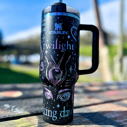 Exclusivo: Garrafa Térmica 1.2L Edição Especial Crepúsculo Twilight Customizada Gravação Laser + *BRINDE 1x Chaveiro Exclusivo* - EDIÇÃO LIMITADA