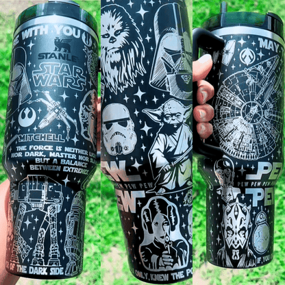 Exclusivo: Garrafa Térmica 1.2L Edição Especial SW Customizada Gravação Laser + *BRINDE 1x Chaveiro Exclusivo* - EDIÇÃO LIMITADA