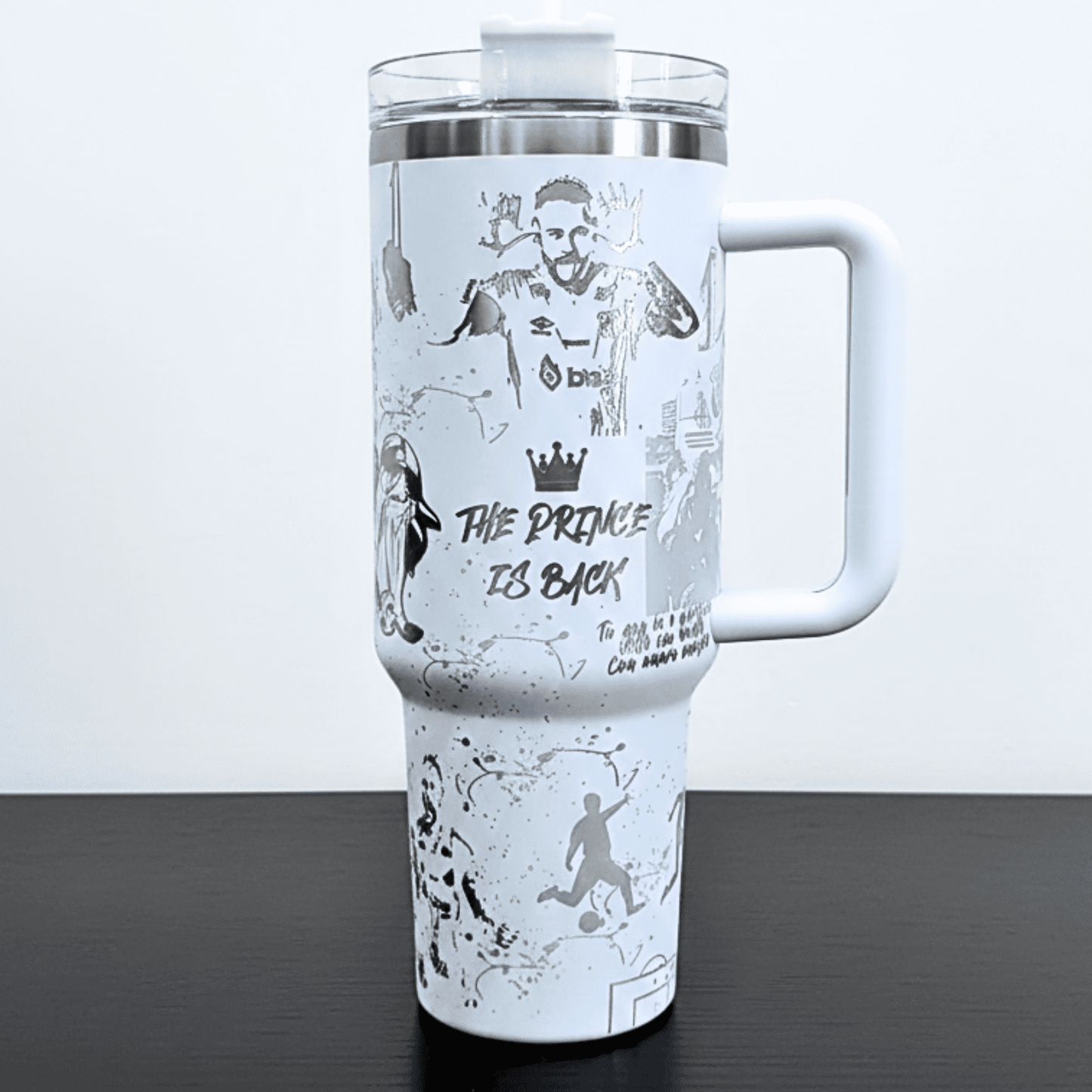 Exclusivo: Garrafa Térmica 1.2L Edição Especial Santos Customizada Gravação Laser + *BRINDE 1x Chaveiro Exclusivo* - EDIÇÃO LIMITADA