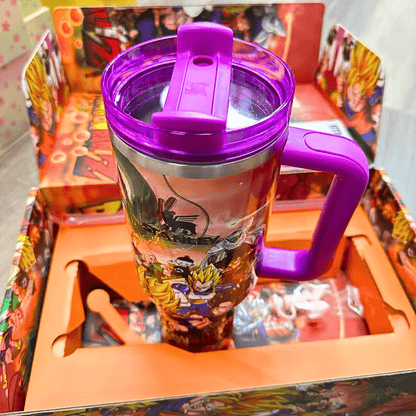 Exclusivo: Garrafa Térmica 1.2L Edição Especial Dragon Ball Caixa Customizada + *BRINDE 1x Chaveiro Exclusivo* - EDIÇÃO LIMITADA