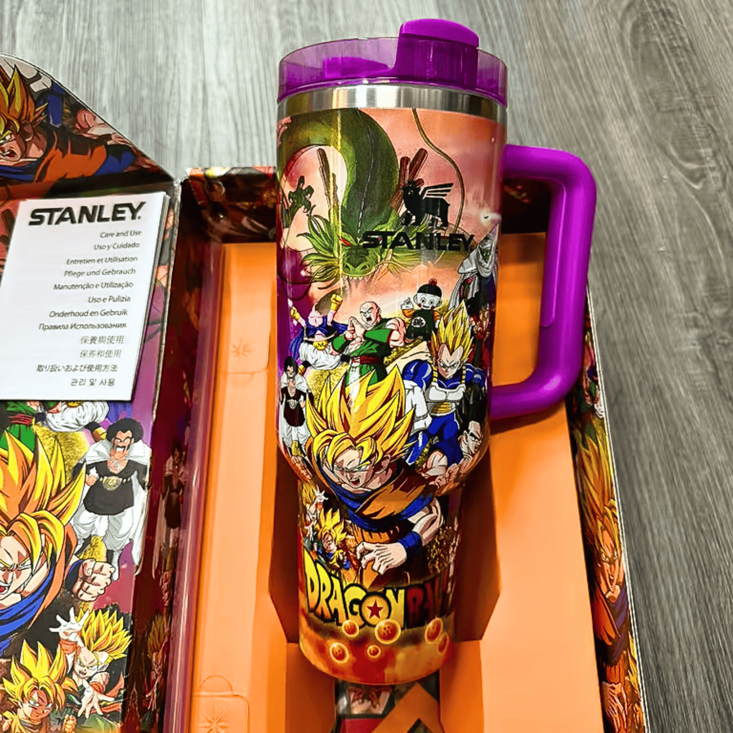 Exclusivo: Garrafa Térmica 1.2L Edição Especial Dragon Ball Caixa Customizada + *BRINDE 1x Chaveiro Exclusivo* - EDIÇÃO LIMITADA