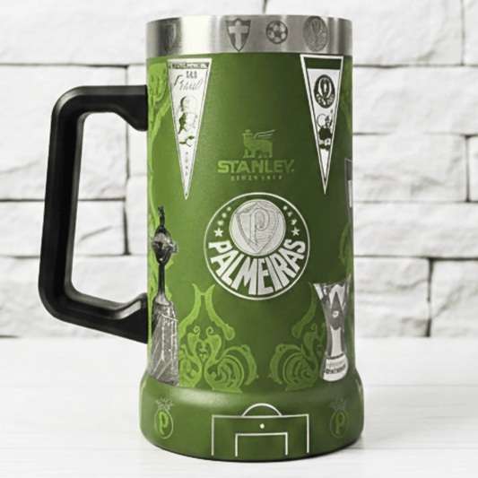 Exclusivo: Caneca Térmica 710ml Edição Especial Verdão Customizada Gravação Laser + *BRINDE 1x Chaveiro Exclusivo* - EDIÇÃO LIMITADA