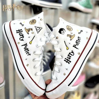Exclusivo: Tênis All Star Customizados Bordados de HP + *BRINDE 1x Caneca Oficial* - EDIÇÃO LIMITADA