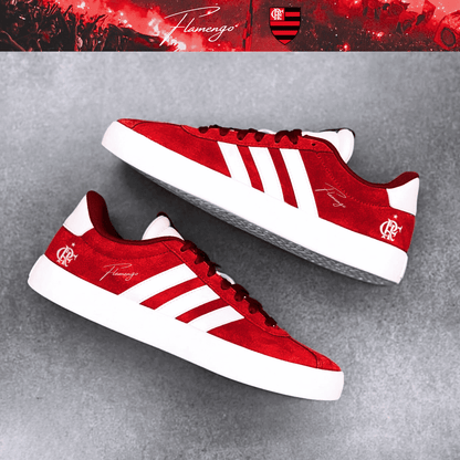 Exclusivo: Tênis Grand Court e VL Court 3.0 Signature Customizado do Mengão CRF + *BRINDE 1x Caneca Oficial* - EDIÇÃO LIMITADA