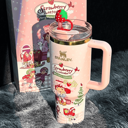 Exclusivo: Garrafa Térmica 1.2L Edição Especial Moranguinho Caixa Customizada + *BRINDE 1x Chaveiro Exclusivo* - EDIÇÃO LIMITADA