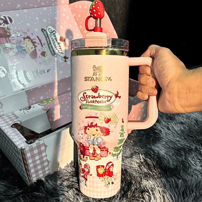 Exclusivo: Garrafa Térmica 1.2L Edição Especial Moranguinho Caixa Customizada + *BRINDE 1x Chaveiro Exclusivo* - EDIÇÃO LIMITADA