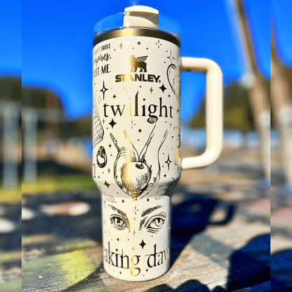 Exclusivo: Garrafa Térmica 1.2L Edição Especial Crepúsculo Twilight Customizada Gravação Laser + *BRINDE 1x Chaveiro Exclusivo* - EDIÇÃO LIMITADA