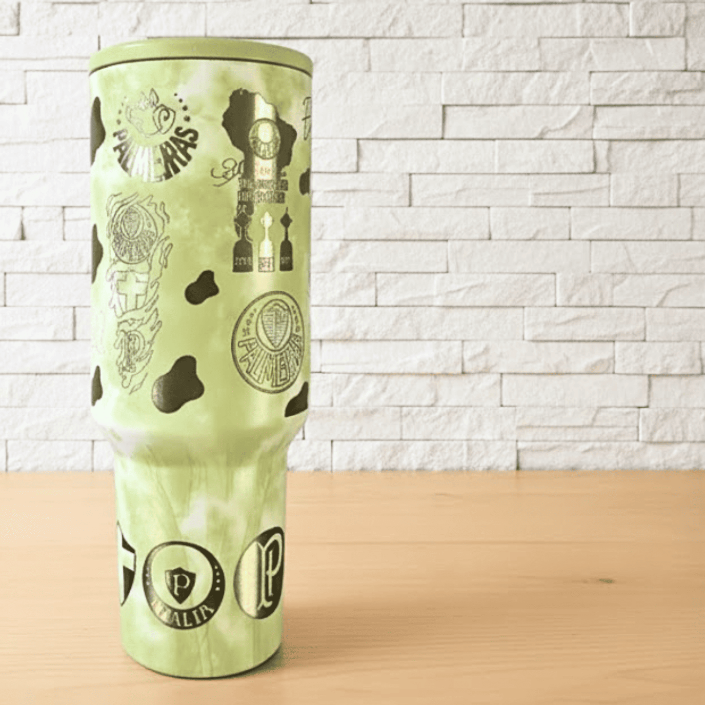 Exclusivo: Garrafa Térmica 1.2L Edição Especial Verdão Customizada Gravação Laser + *BRINDE 1x Chaveiro Exclusivo* - EDIÇÃO LIMITADA