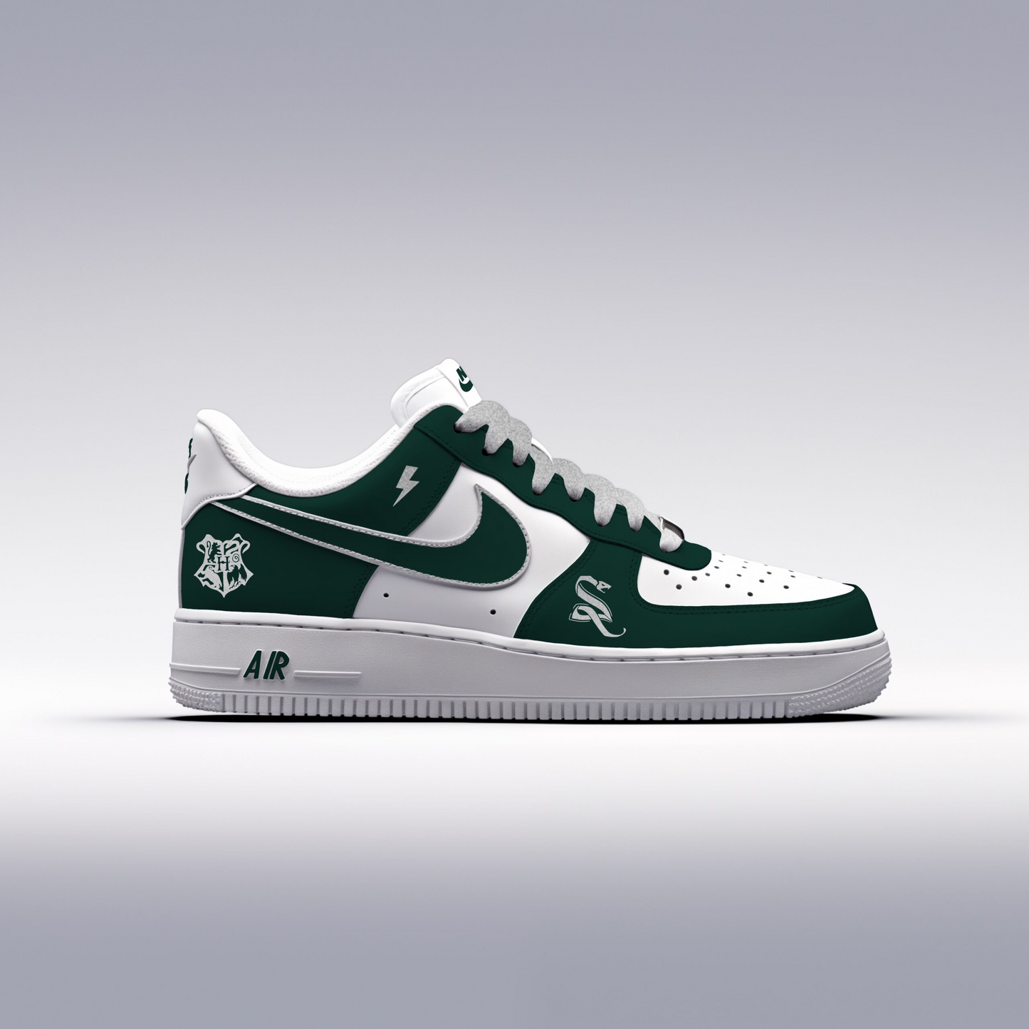 Exclusivo: Tênis NK Air Force e Dunk Low White Customizados de HP + *BRINDE 1x Caneca Oficial* - EDIÇÃO LIMITADA