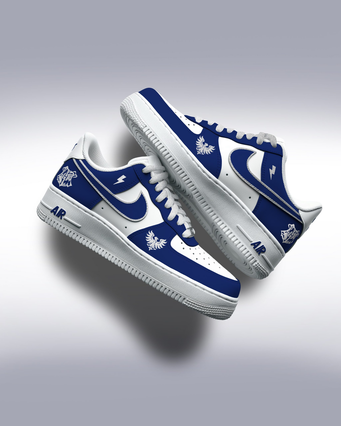 Exclusivo: Tênis NK Air Force e Dunk Low White Customizados de HP + *BRINDE 1x Caneca Oficial* - EDIÇÃO LIMITADA