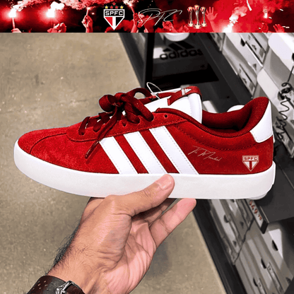 Exclusivo: Tênis Grand Court e VL Court 3.0 Signature Customizado SPFC Tri Mundial + *BRINDE 1x Caneca Oficial* - EDIÇÃO LIMITADA
