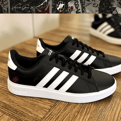 Exclusivo: Tênis Grand Court Signature Customizado Vasco Gigante da Colina + *BRINDE 1x Caneca Oficial* - EDIÇÃO LIMITADA
