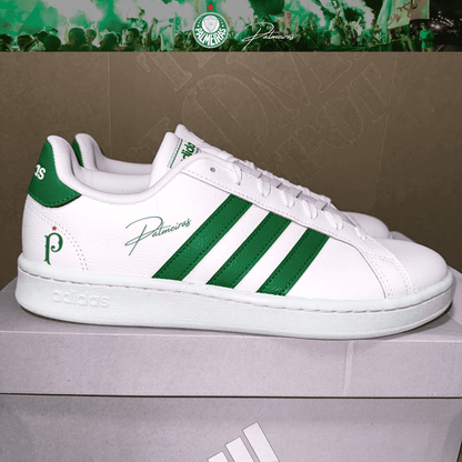 Exclusivo: Tênis Grand Court e VL Court 3.0 Signature Customizado Verdão Palestra Itália + *BRINDE 1x Caneca Oficial* - EDIÇÃO LIMITADA