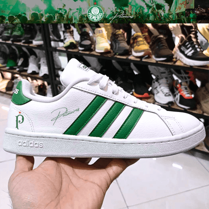 Exclusivo: Tênis Grand Court e VL Court 3.0 Signature Customizado Verdão Palestra Itália + *BRINDE 1x Caneca Oficial* - EDIÇÃO LIMITADA