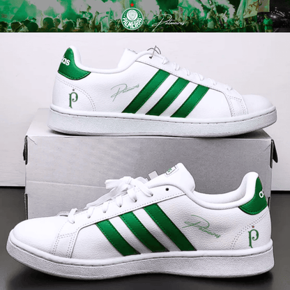 Exclusivo: Tênis Grand Court e VL Court 3.0 Signature Customizado Verdão Palestra Itália + *BRINDE 1x Caneca Oficial* - EDIÇÃO LIMITADA