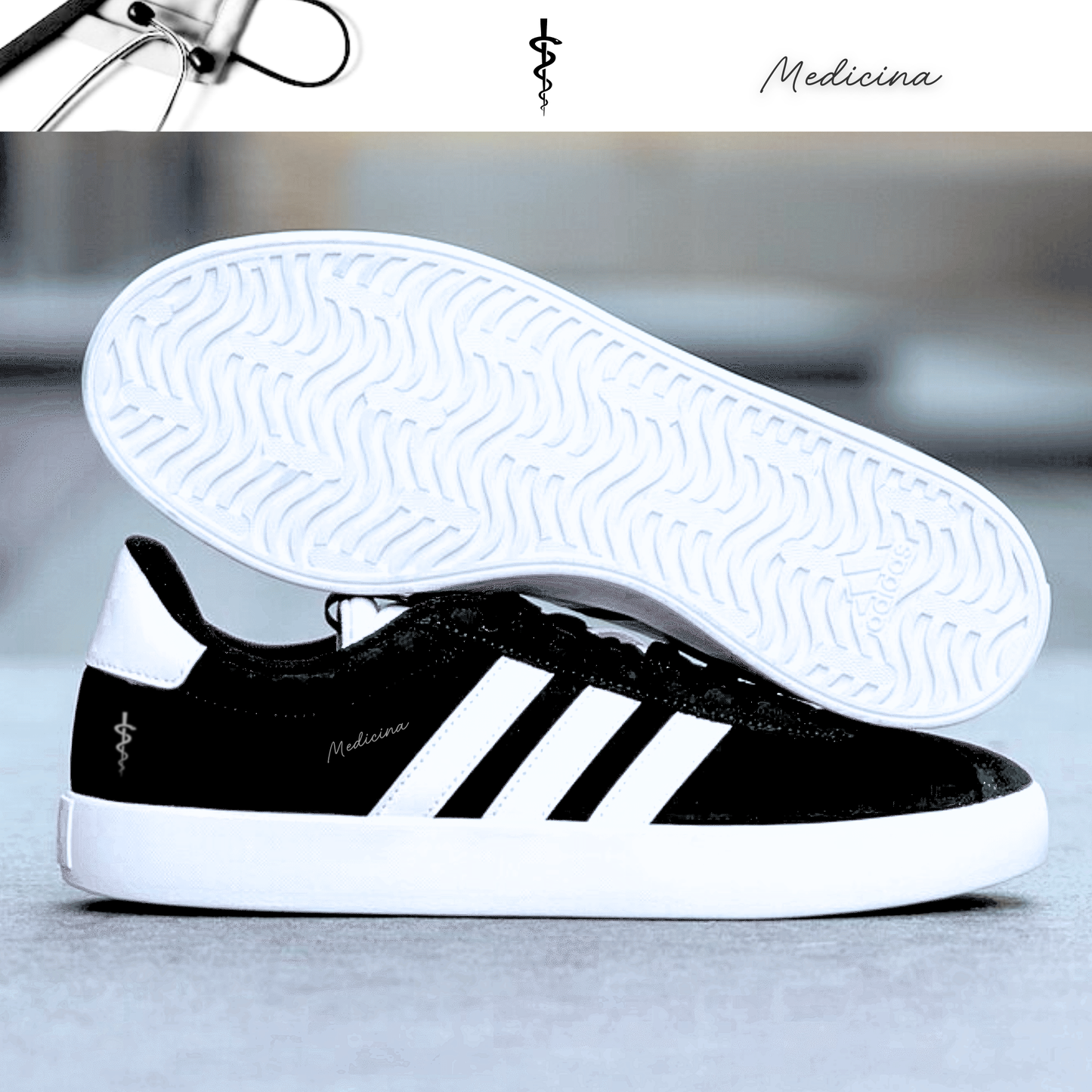 Exclusivo: Tênis Grand Court e VL Court 3.0 Signature Customizado de Medicina + *BRINDE 1x Caneca* - EDIÇÃO LIMITADA