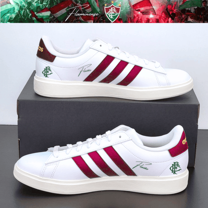 Exclusivo: Tênis Grand Court e VL Court 3.0 Signature Nova Versão Customizada do Fluzão + *BRINDE 1x Caneca* - EDIÇÃO LIMITADA