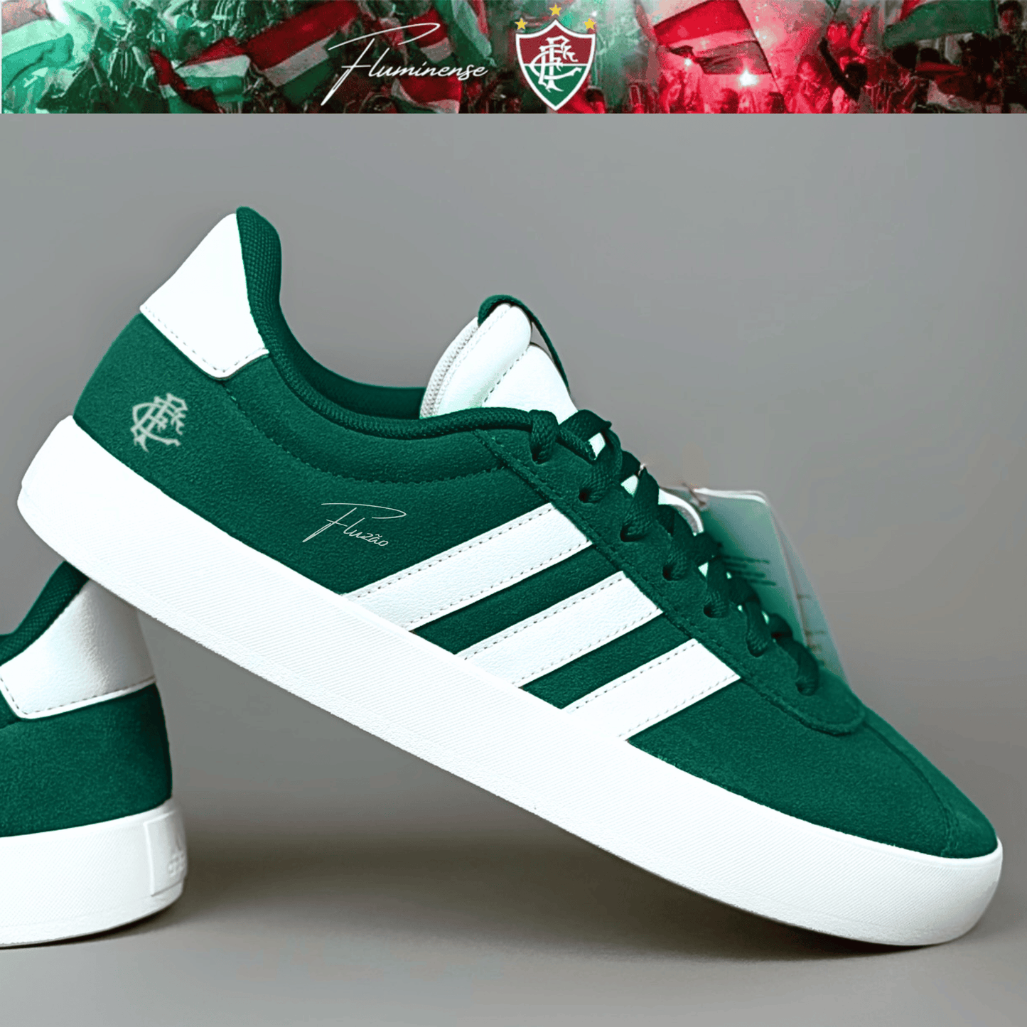 Exclusivo: Tênis Grand Court e VL Court 3.0 Signature Nova Versão Customizada do Fluzão + *BRINDE 1x Caneca* - EDIÇÃO LIMITADA