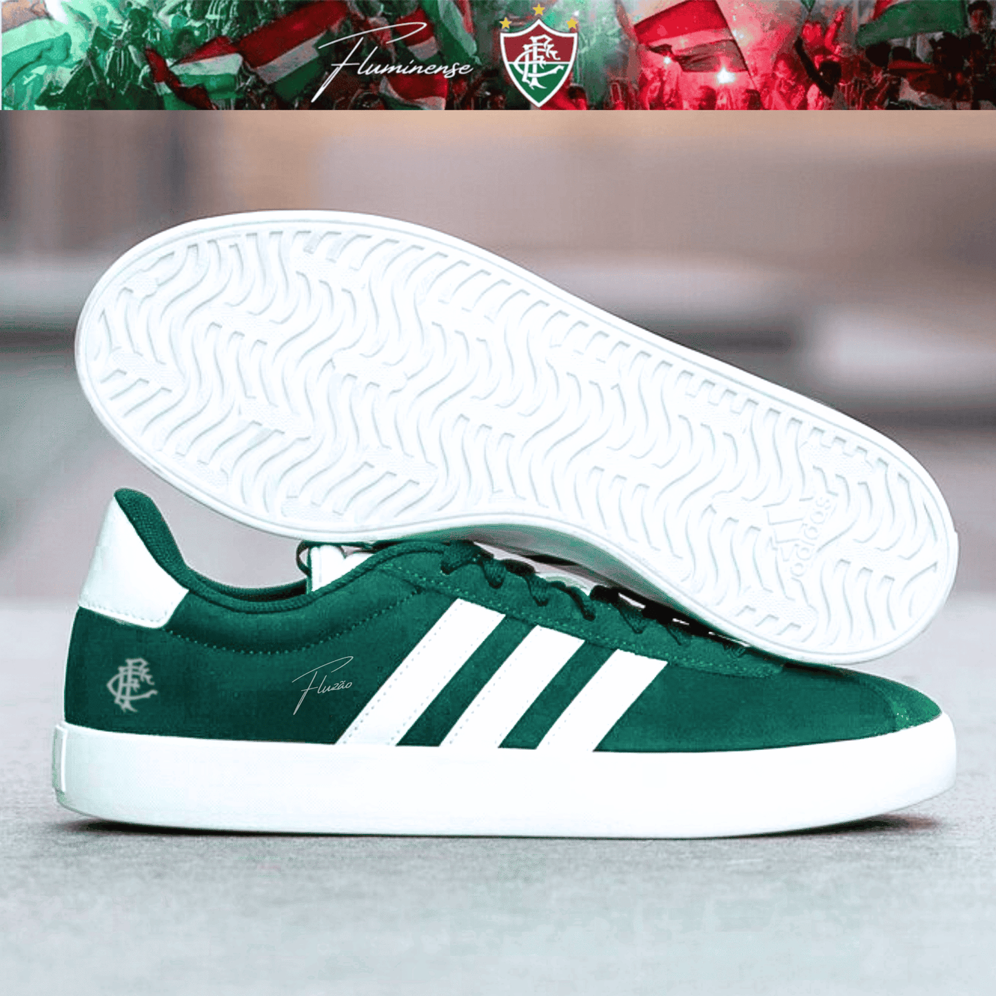 Exclusivo: Tênis Grand Court e VL Court 3.0 Signature Nova Versão Customizada do Fluzão + *BRINDE 1x Caneca* - EDIÇÃO LIMITADA