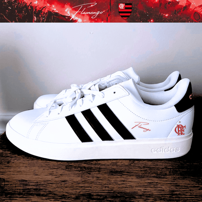 Exclusivo: Tênis Grand Court e VL Court 3.0 Signature Nova Versão Customizada do Mengão + *BRINDE 1x Caneca* - EDIÇÃO LIMITADA