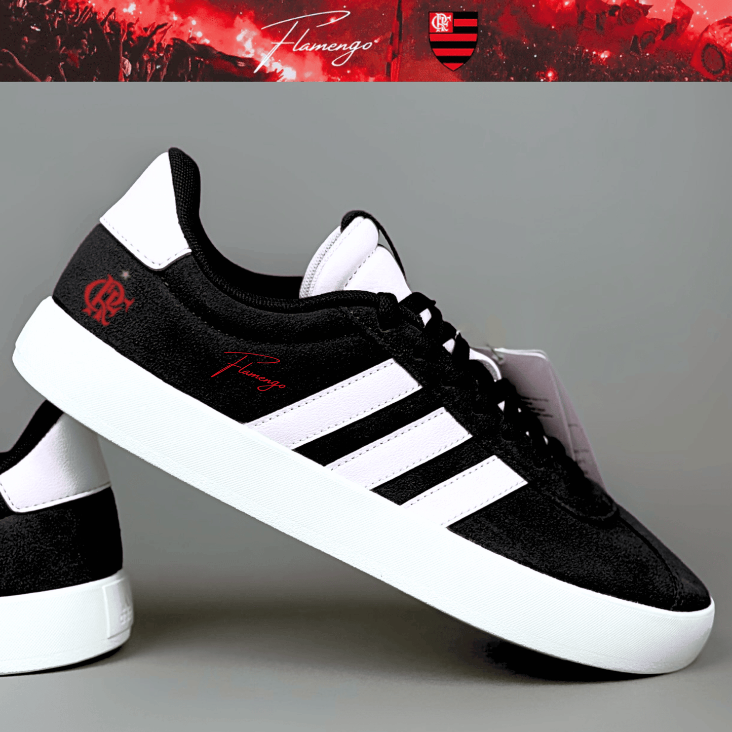 Exclusivo: Tênis Grand Court e VL Court 3.0 Signature Nova Versão Customizada do Mengão + *BRINDE 1x Caneca* - EDIÇÃO LIMITADA