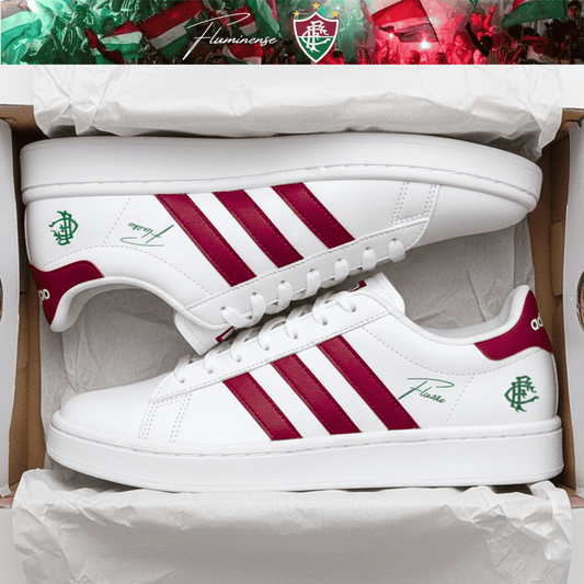 Exclusivo: Tênis Grand Court e VL Court 3.0 Signature Nova Versão Customizada do Fluzão + *BRINDE 1x Caneca* - EDIÇÃO LIMITADA