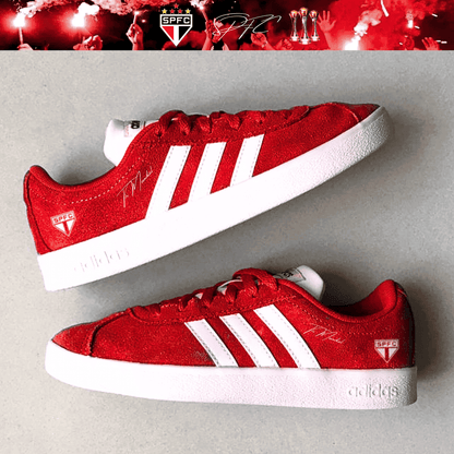Exclusivo: Tênis Grand Court e VL Court 3.0 Signature Customizado SPFC Tri Mundial + *BRINDE 1x Caneca Oficial* - EDIÇÃO LIMITADA