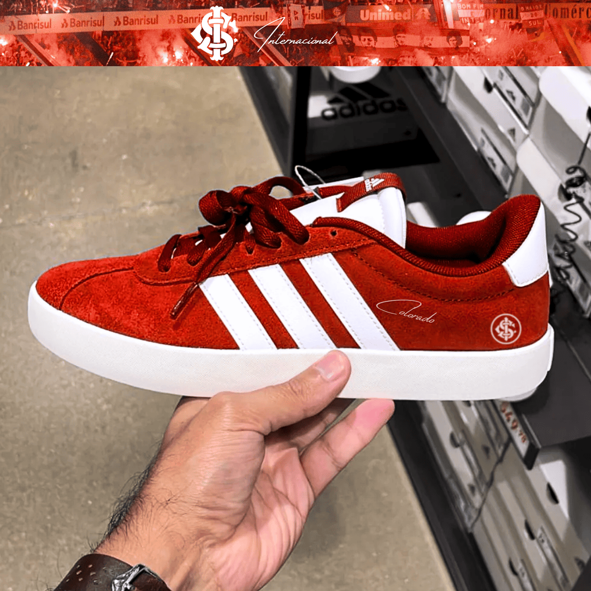 Exclusivo: Tênis Grand Court e VL Court 3.0 Signature Customizado do Inter Colorado + *BRINDE 1x Caneca Oficial* - EDIÇÃO LIMITADA