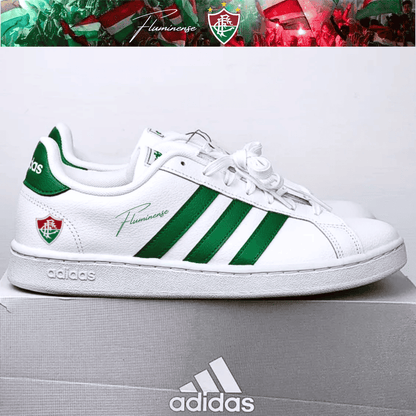 Exclusivo: Tênis Grand Court e VL Court 3.0 Signature Customizado do Fluzão + *BRINDE 1x Caneca Oficial* - EDIÇÃO LIMITADA